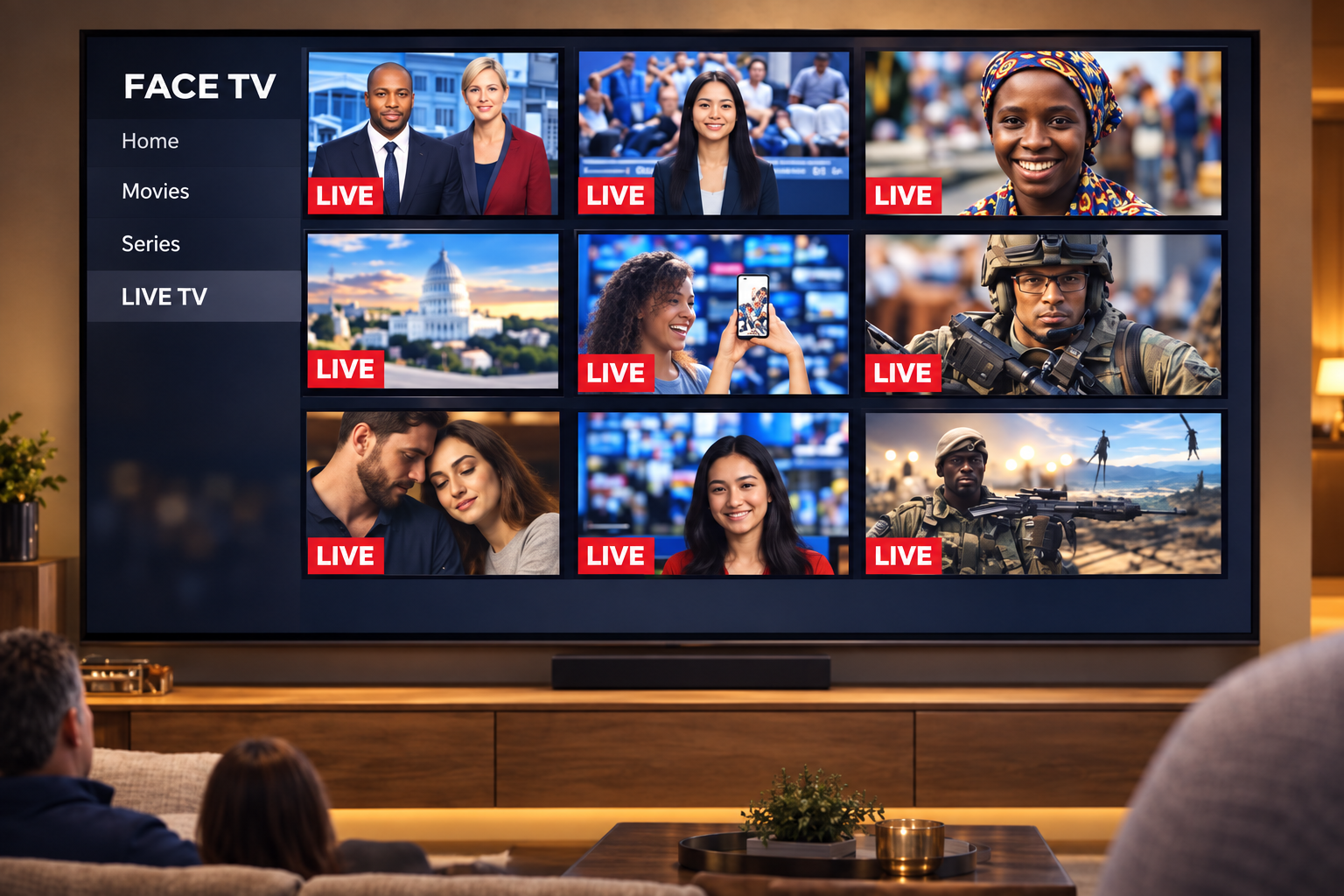 A selection of television programs